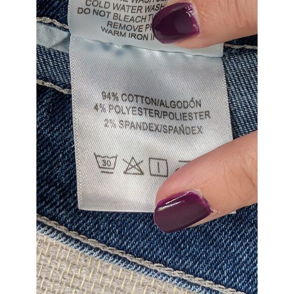 Fashion Nova Men Blue Jeans Size 32 x 32 Distressed -1025F158 - Picture 3 of 9